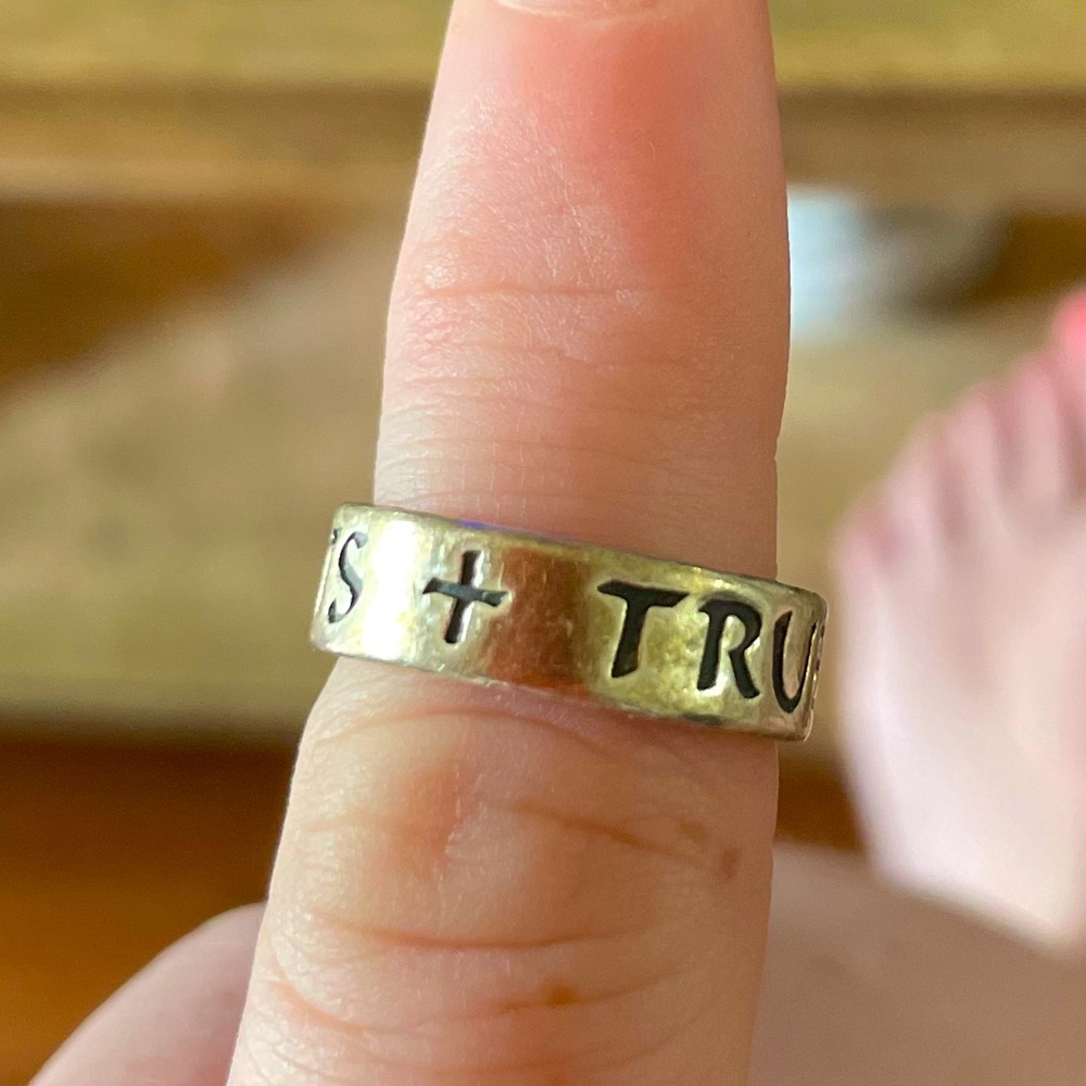 It’s a purity ring.